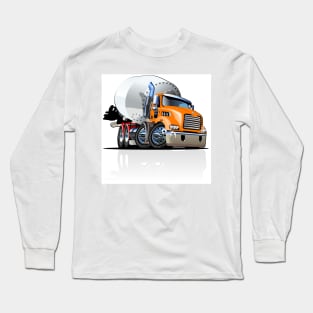 Cartoon mixer truck Long Sleeve T-Shirt